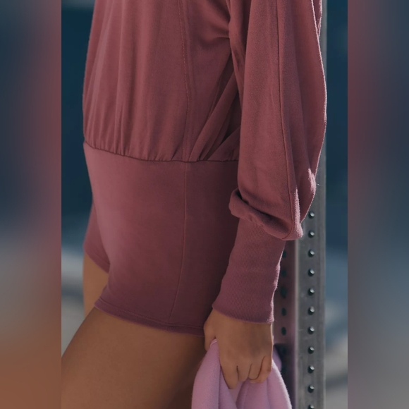 Daily Practice by Anthropologie Crew Neck Bodysuit - Picture 3 of 6